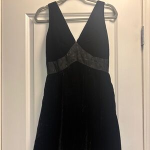 Gorgeous vintage Junior Vogue velvet A line dress